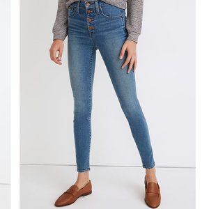 Madewell 10" High-Rise Skinny Jeans in Dewitt Wash (25)
